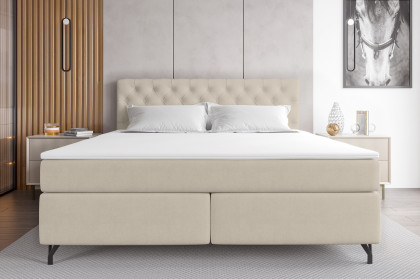 BX-LE-03 von SW KOLLEKTION - Boxspringbett beige