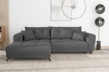 PG-LE-03 von BASTI dein Sofa - Sofa Variante links grau