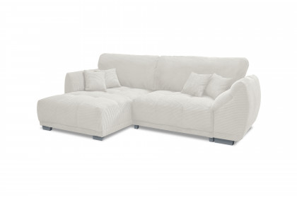 Modell 248 II von Sofa-Team - Ecksofa Ausführung links weiß
