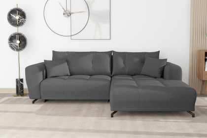 PG-LE-03 von BASTI dein Sofa - Sofa Variante rechts grau