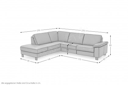 HU-SC17009 von Hukla - Sofagarnitur links stone