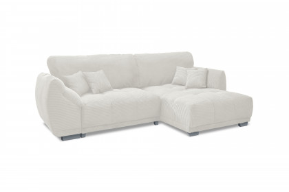 Modell 248 II von Sofa-Team - Ecksofa Ausführung rechts weiß
