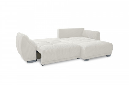 Modell 248 II von Sofa-Team - Ecksofa Ausführung rechts weiß