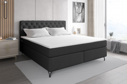 BX-LE-03 von SW KOLLEKTION - Boxspringbett schwarz