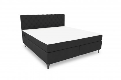 BX-LE-03 von SW KOLLEKTION - Boxspringbett schwarz