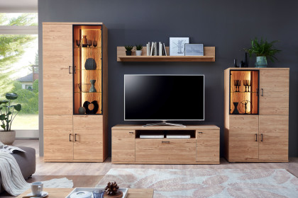 Olsberg von IDEAL Möbel - Wohnwand in Eiche Gustavson