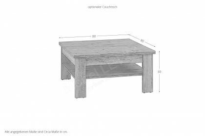 Olsberg von IDEAL Möbel - Wohnwand in Eiche Gustavson
