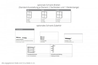 Scale-Slide-Line von Rauch Black - Schwebetürenschrank Glas champagner