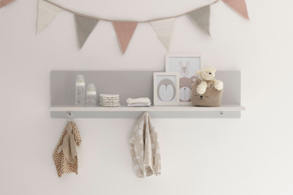 Fien von POL Power - Einrichtung für Babyzimmer ash grey - Absetzung Aurum