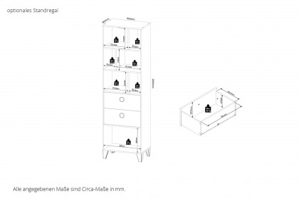 Fien von POL Power - Einrichtung für Babyzimmer ash grey - Absetzung Aurum