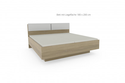 Achat Komfort von Priess - Komfortbett Sonoma Eiche mit Polster