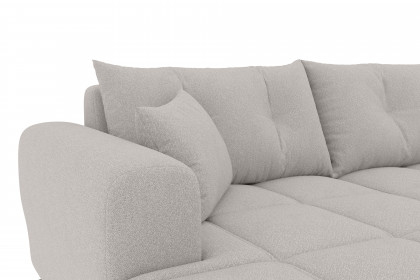 PG-LE-03 von BASTI dein Sofa - Eckgarnitur links hellgrau