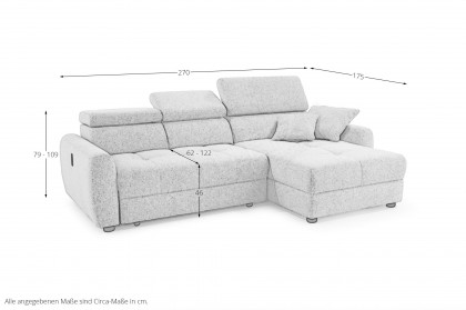 Move von Job - Ecksofa Ausführung rechts beige