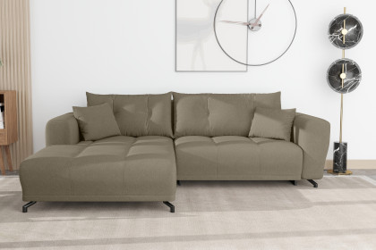 PG-LE-03 von BASTI dein Sofa - Eckcouch links taupe