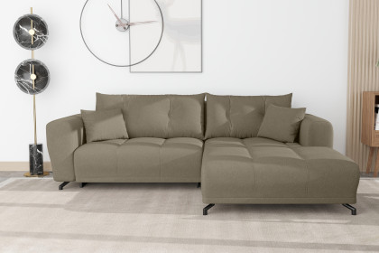 PG-LE-03 von BASTI dein Sofa - Eckcouch rechts taupe