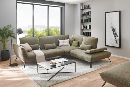 Apex Plus von Poco - Polsterecke rechts khaki