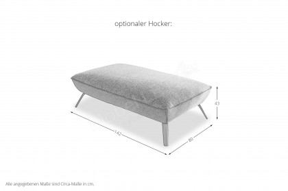 Apex Plus von Poco - Polsterecke rechts khaki