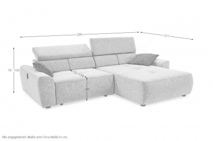 Unos von Job - Ecksofa Ausführung rechts beige