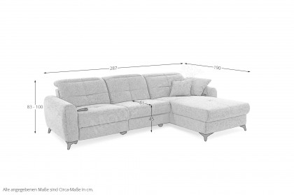 Chillout von Job - Ecksofa Ausführung rechts beige