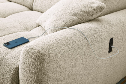 Move von Job - Ecksofa Ausführung links beige