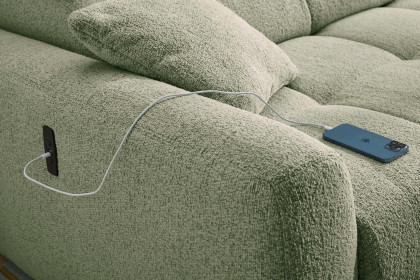 Move von Job - Polsterecke Ausführung rechts blassgrün