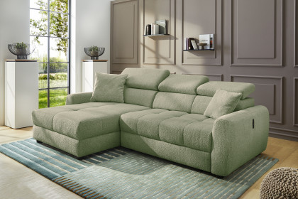 Move von Job - Polsterecke Ausführung links blassgrün