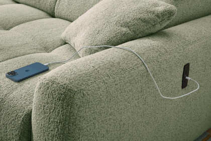 Move von Job - Polsterecke Ausführung links blassgrün