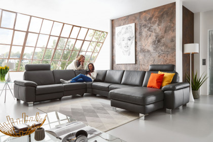 HU-SC17009 von Hukla - Sofalandschaft links anthrazit