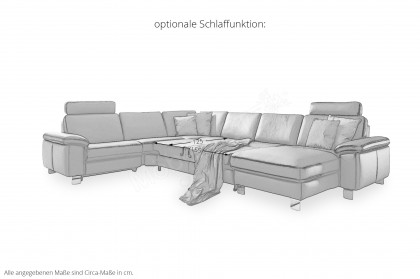 HU-SC17009 von Hukla - Sofalandschaft links anthrazit