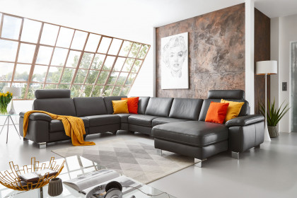 HU-SC17009 von Hukla - Sofalandschaft links anthrazit