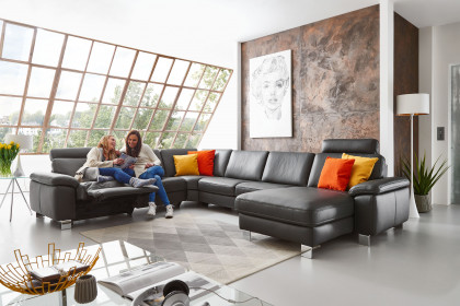 HU-SC17009 von Hukla - Sofalandschaft links anthrazit