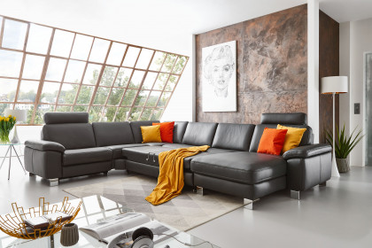 HU-SC17009 von Hukla - Sofalandschaft links anthrazit