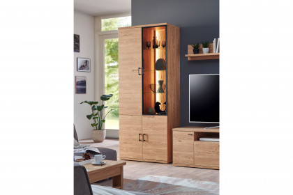 Olsberg von IDEAL Möbel - Vitrine Eiche Gustavson