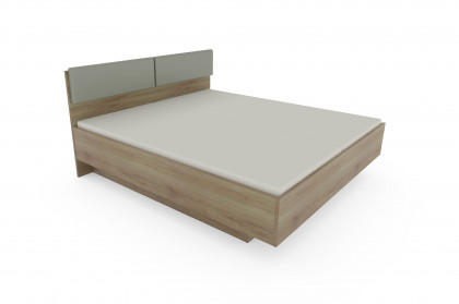 Achat Komfort von Priess - Doppelbett Artisan Eiche mit Kopfteilpolster