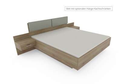 Achat Komfort von Priess - Doppelbett Artisan Eiche mit Kopfteilpolster