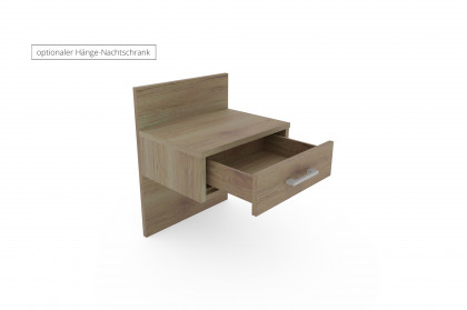 Achat Komfort von Priess - Doppelbett Artisan Eiche mit Kopfteilpolster