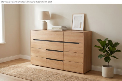 InCasa Onema von Decker - Türenkommode mit 4 Schubkästen