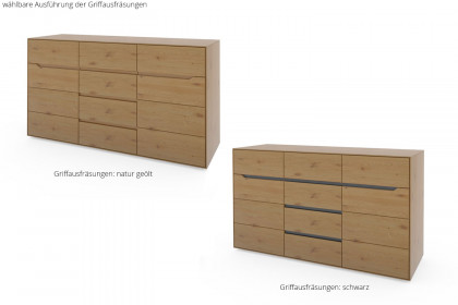 InCasa Onema von Decker - Türenkommode mit 4 Schubkästen