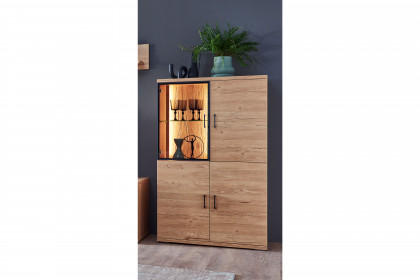 Olsberg von IDEAL Möbel - Highboard in Eiche Gustavson