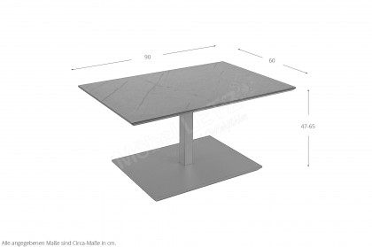 1426 von Vierhaus - Couchtisch in Anthrazit