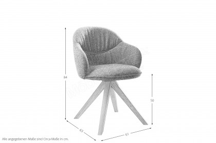 Rico von Hartmann - Stuhl mit Strukturstoff