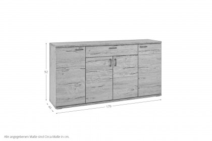 Olsberg von IDEAL Möbel - Sideboard in Eiche Gustavson