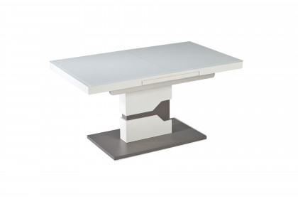 1716 von Vierhaus - Couchtisch in Weiß/ Lavagrau