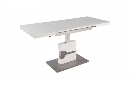 1716 von Vierhaus - Couchtisch in Weiß/ Lavagrau