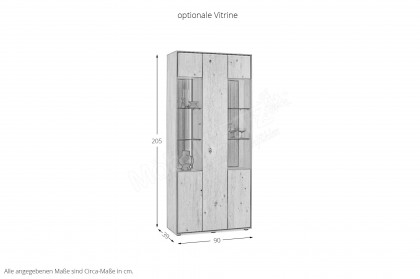 Vala von Hartmann - Esstisch mit massiver Kerneiche Tischplatte