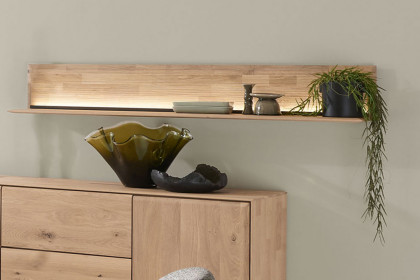 Vala von Hartmann - Esstisch mit massiver Kerneiche Tischplatte