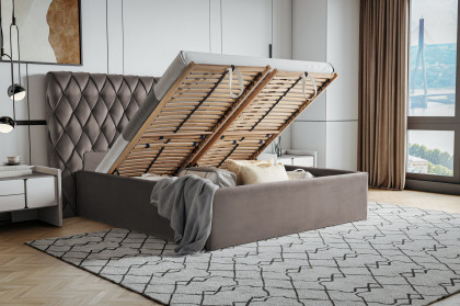 Arian von DONE.® - Polsterbett in Taupe