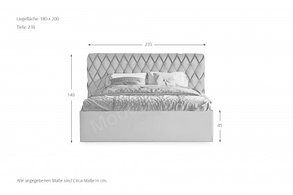 Arian von DONE.® - Polsterbett in Taupe