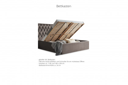 Arian von DONE.® - Polsterbett in Taupe