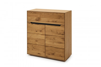 InCasa Onema von Decker - Wäschekommode Wildeiche mit zwei Klappfächern